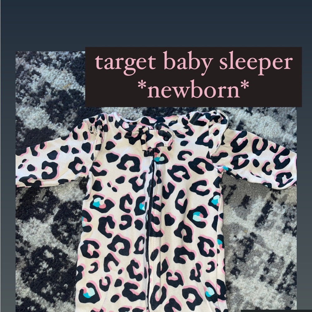 cheetah baby sleeper